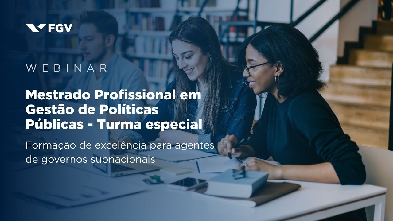 Webinar | Mestrado Profissional em Gestão de Políticas Públicas