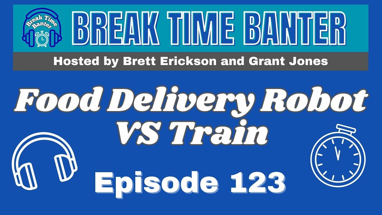 Food Delivery Robot Vs Train | Ep. 123