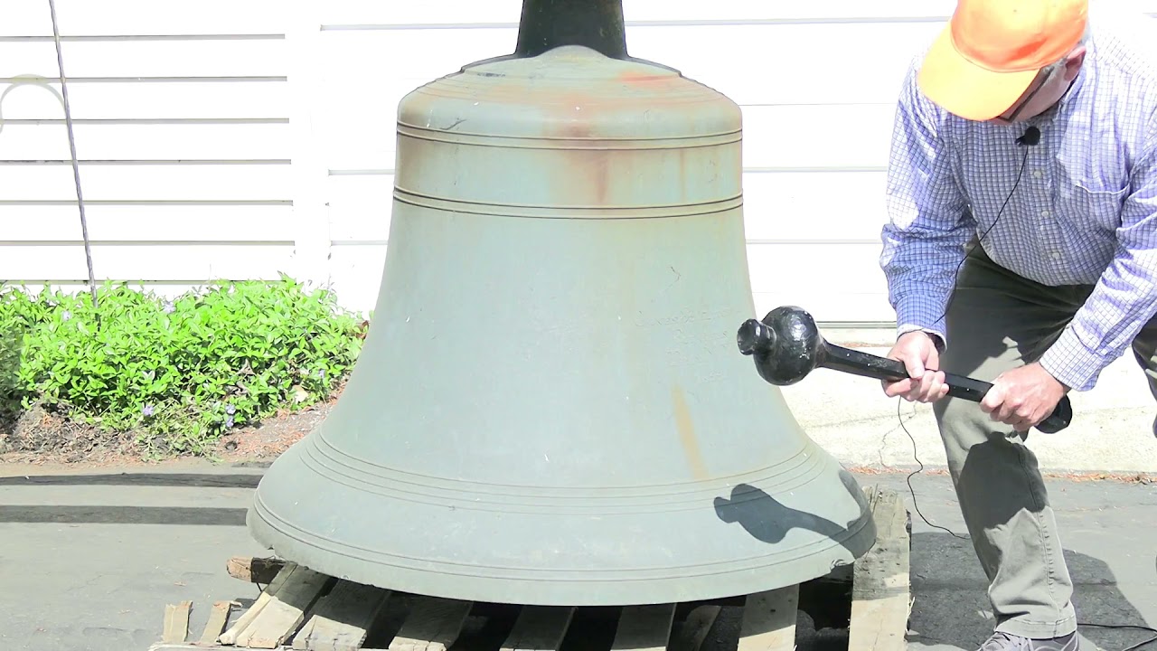 SOLD Jones and Hitchcock 1855 bronze church bell for sale