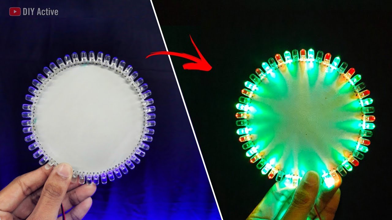 How To Make LED Chaser Light At Home - Using 555 IC ।। DIY  Chaser Light ।। DIY Active