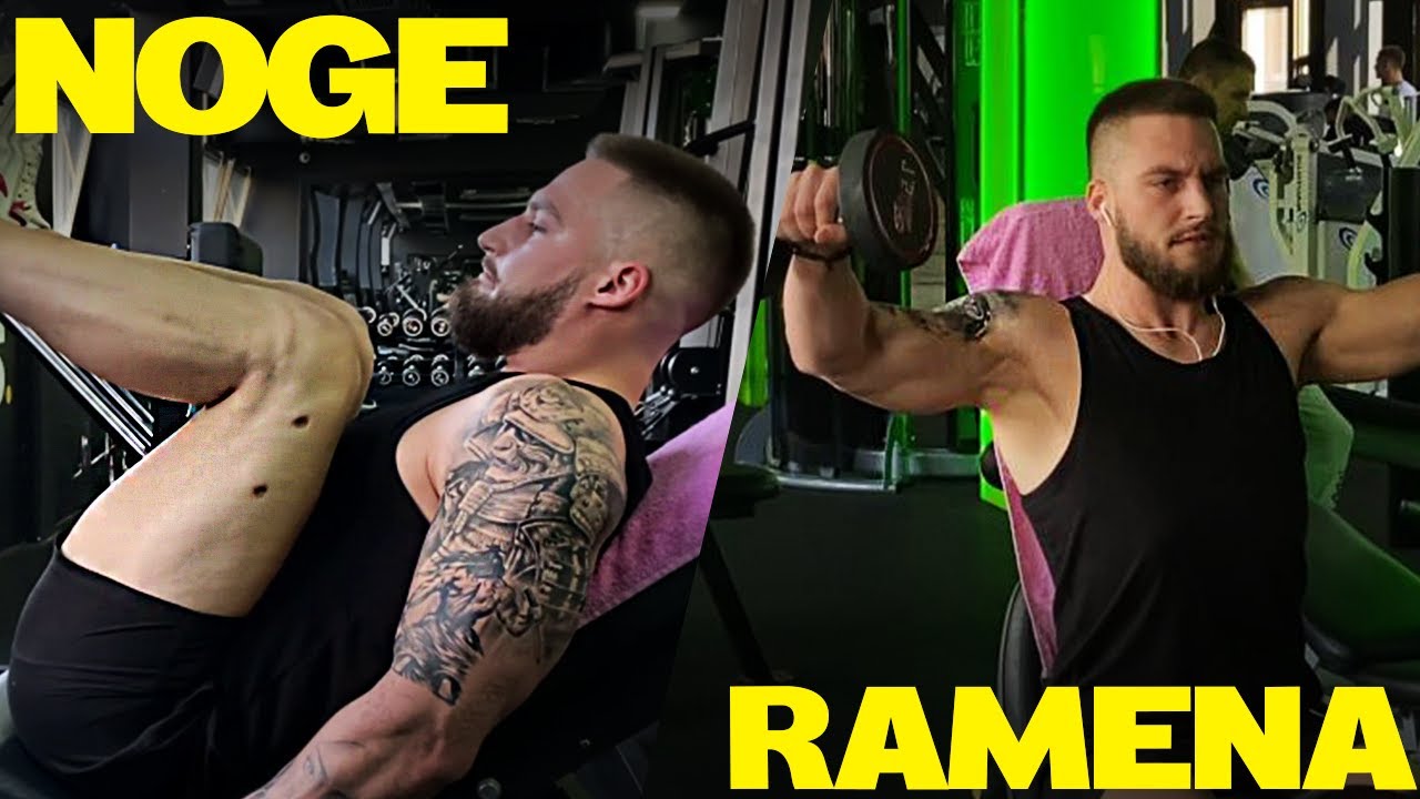 MOJ TRENING ZA NOGE I RAMENA *Povredjeno koleno*