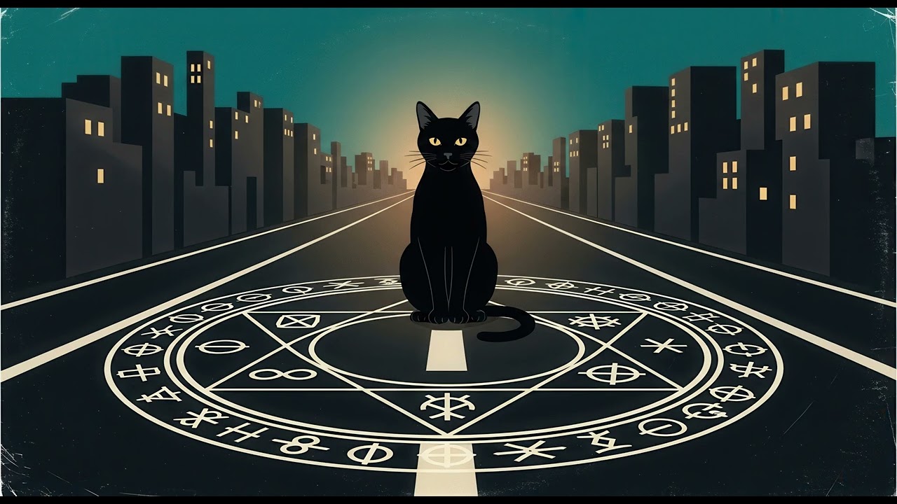 Misfortune on Repeat — 1 Hour Jazz Noir Loop | Black Cat: Music of Bad Luck