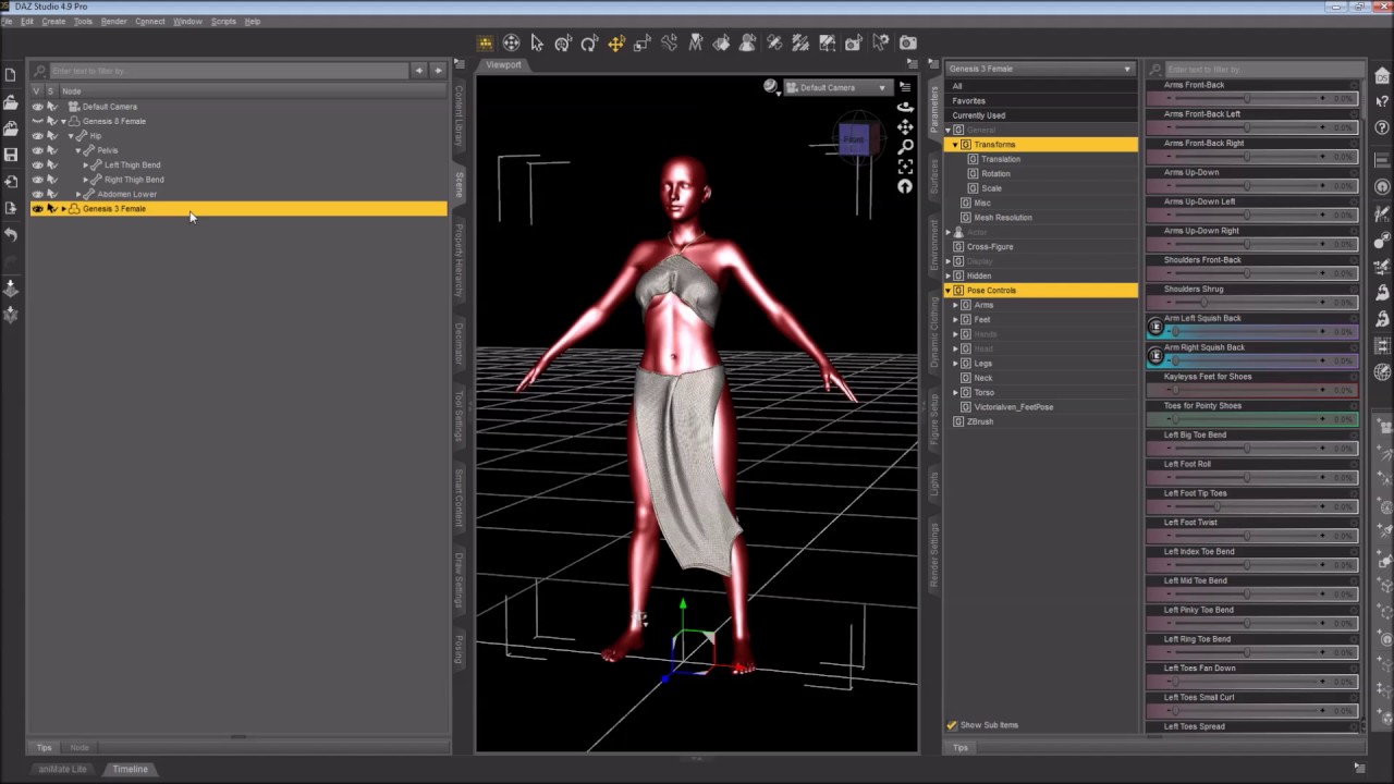 Converting Clothing And Shoes Between Genesis 3 and Genesis 8 Females