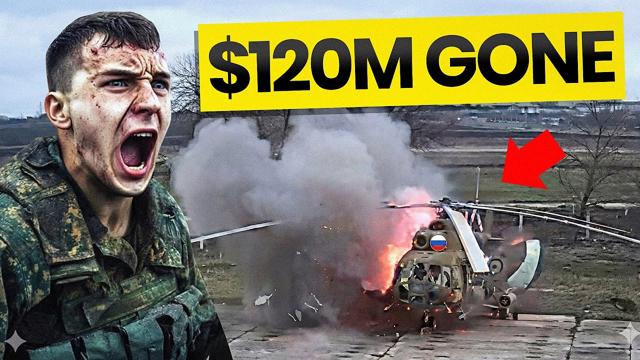 Крымская катастрофа Путина: российские вертолеты стоимостью 120 миллионов долларов уничтожены укр...
