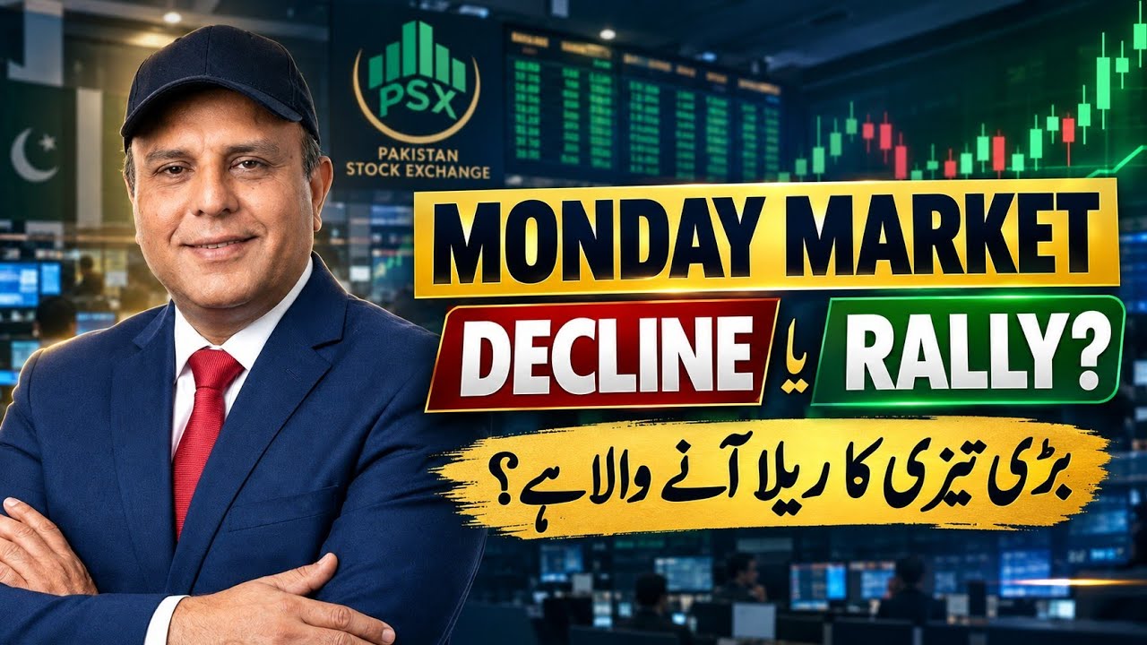 Monday PSX Outlook | Market Decline or Rally? | KSE-100 Analysis