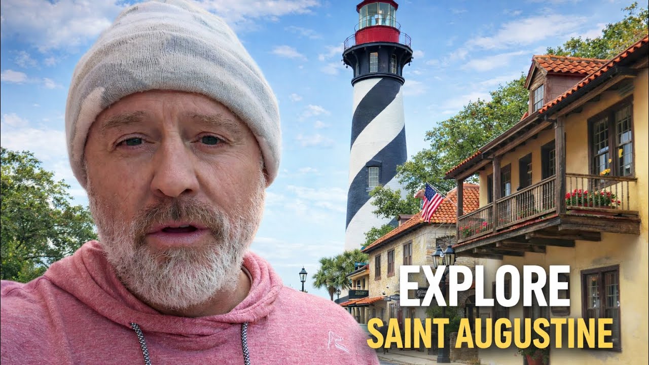 Walking through history in St. Augustine 🏰🌴The oldest streets in America 🇺🇸 