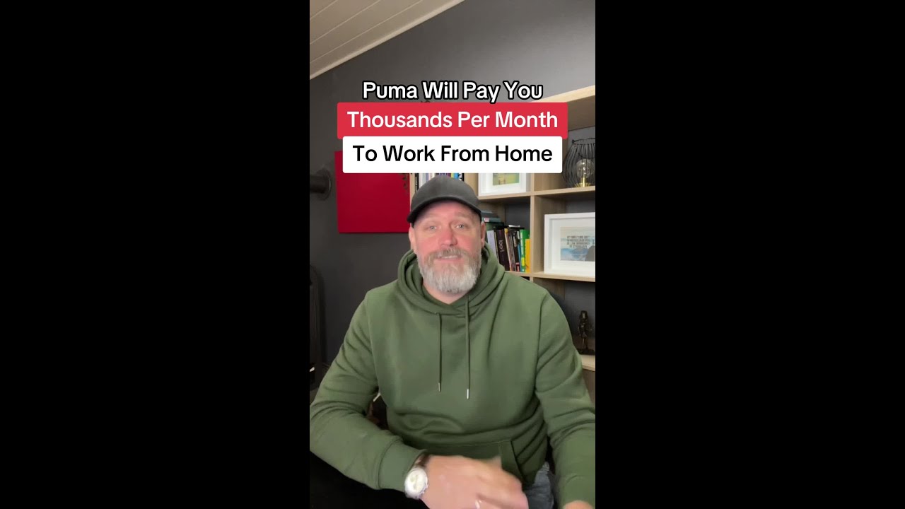 Puma Will Pay You Thousands Per Month To Work From Home!