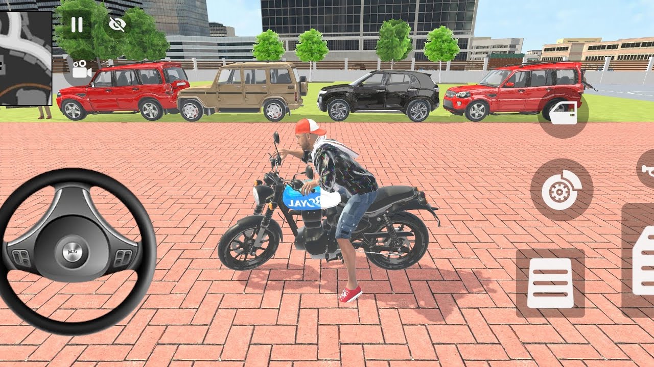 Frankli order by 2⃣ Scorpio & 1⃣ jeep & 1⃣ black ⚫ car in Indian 🇮🇳 bike 💥 Theft Auto simulator 🎮
