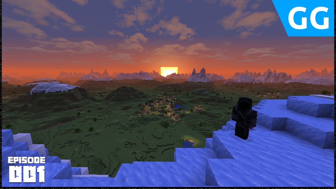 I Traveled 25,000 Blocks in Minecraft to Build an EPIC Starter Base