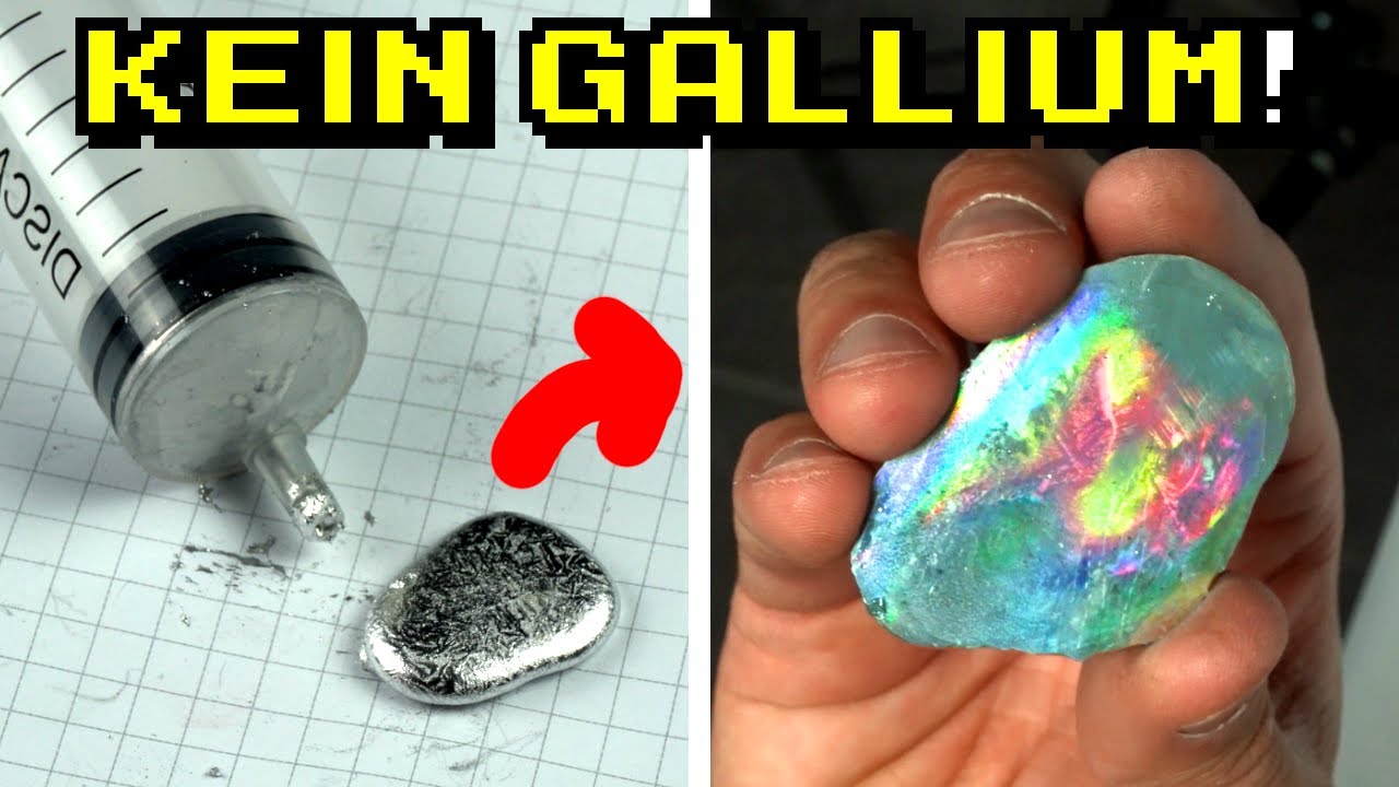 62°C Fieldsches Metall schmilzt in heißem Wasser!