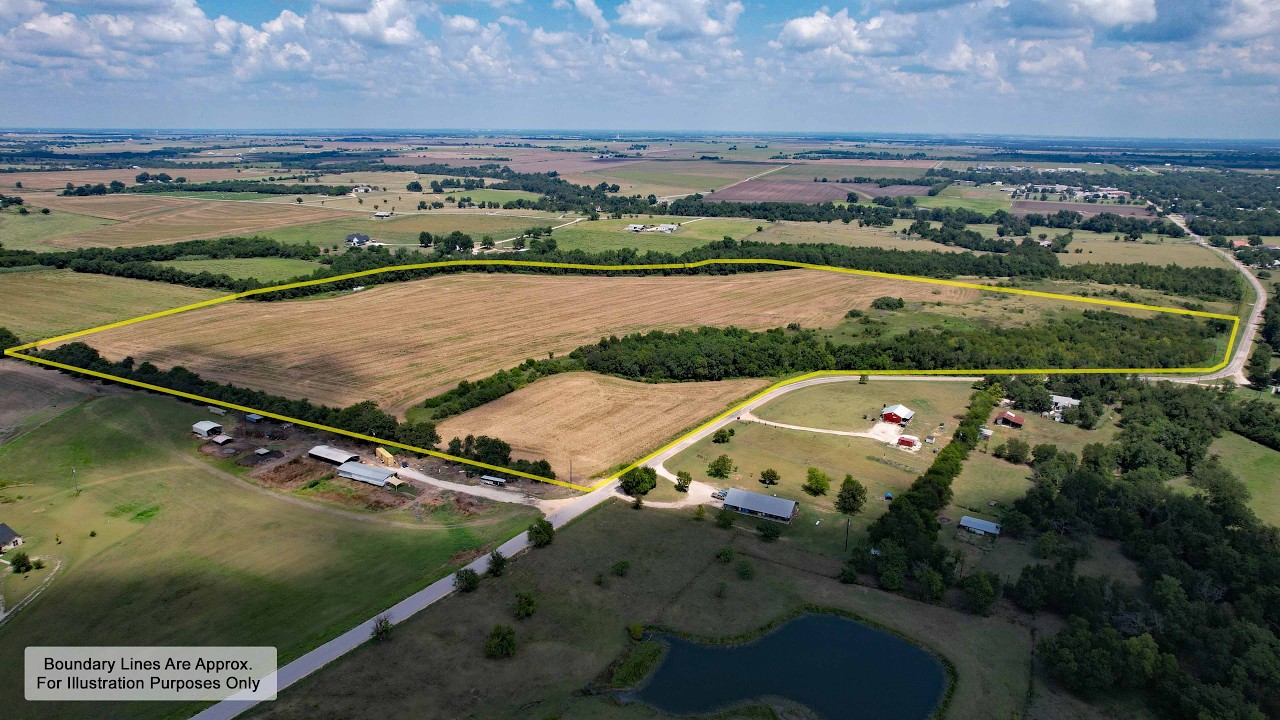 56 Acres - Malicoat Farm, Holland, TX - Drone Tour