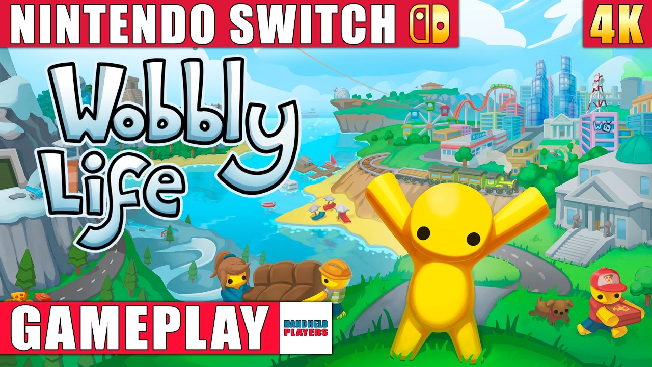 Wobbly Life Nintendo Switch 1 Gameplay in 4K (2026)