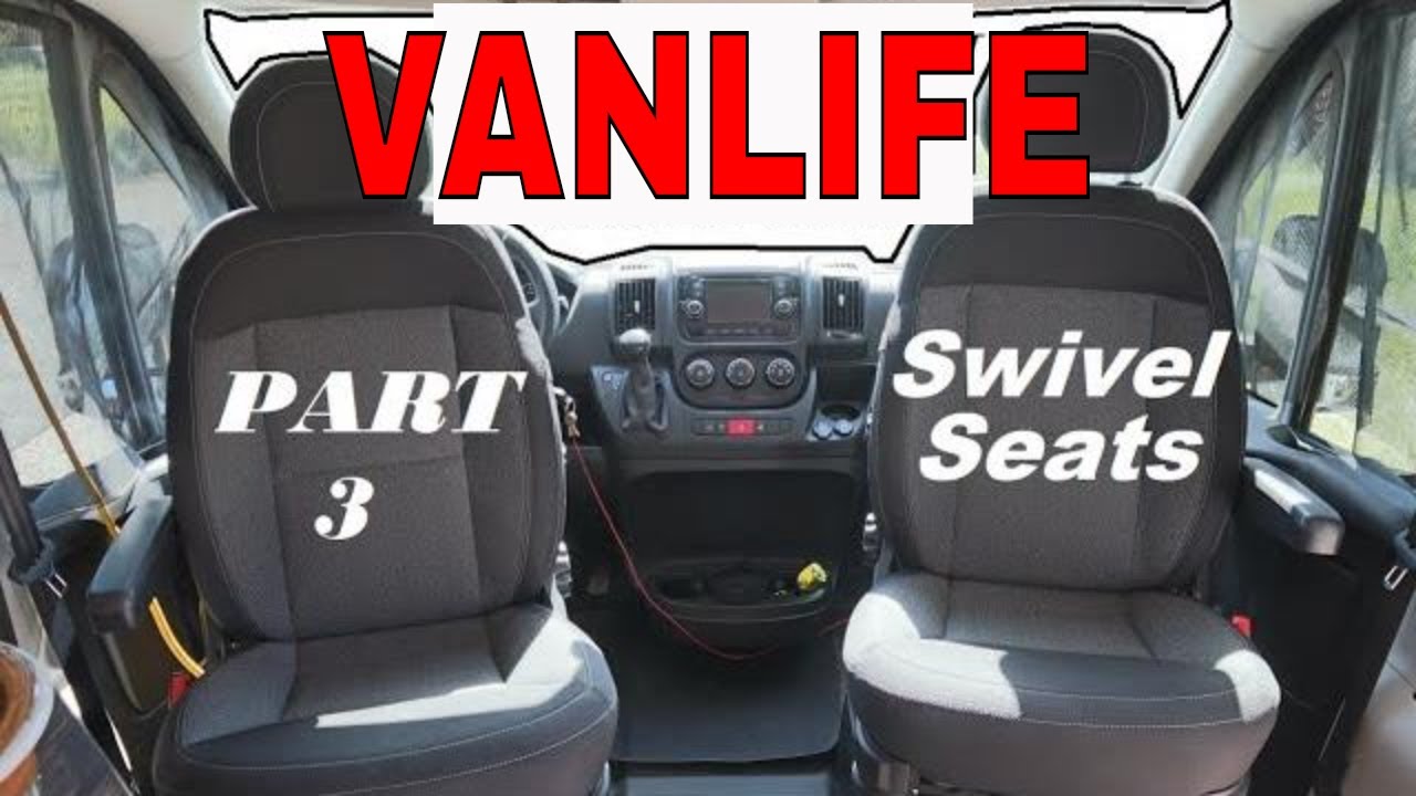 Dodge RAM Promaster Conversion PART 3--Installing Swivel Seats #VANLIFE #promasterconversion