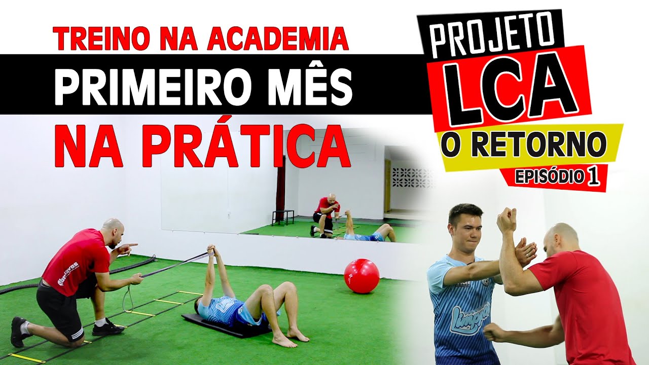 PROTOCOLO LCA: PRIMEIRO TREINO PÓS CIRURGIA E FISIOTERAPIA.