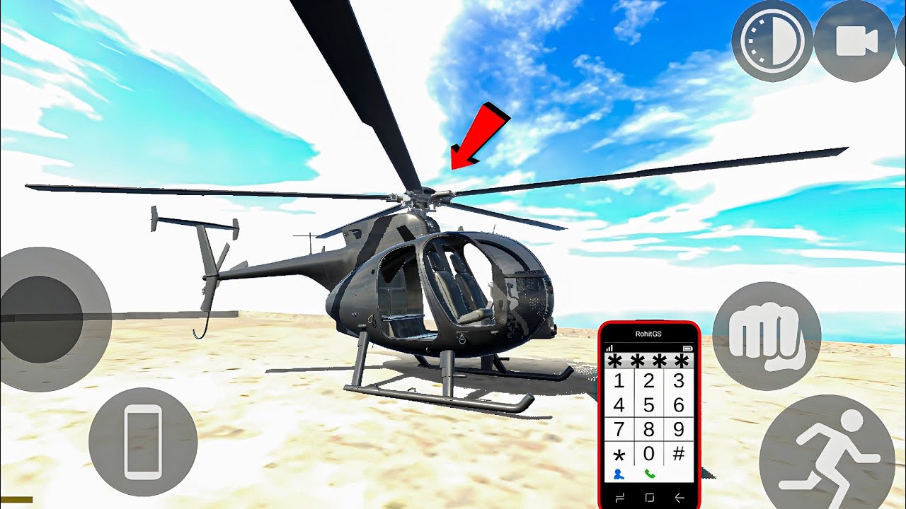 Secret Helicopter Cheat Code 🚁 | Indian Bike Driving 3D