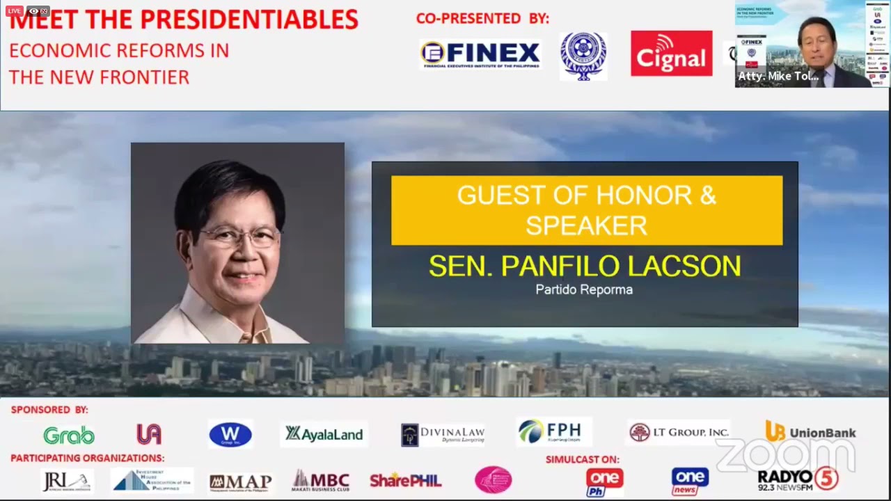Meet the Presidentiables: Economic Reforms in the New Frontier