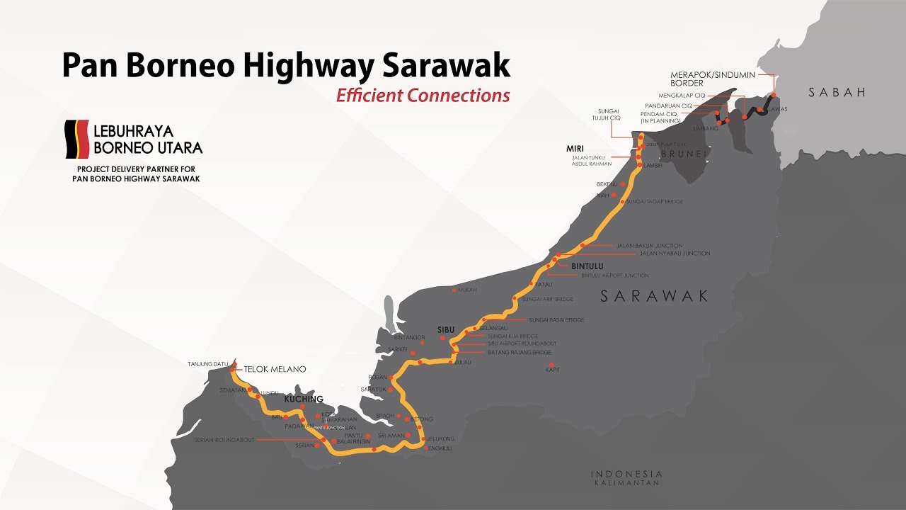 PAN BORNEO HIGHWAY SARAWAK PROGRES VIDEO 2018 NOV 2018
