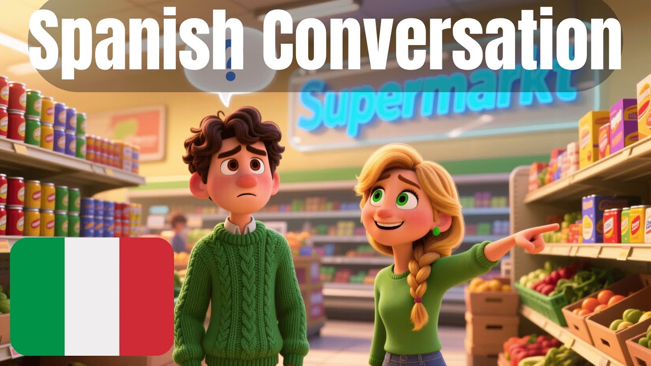Spanish Listening Practice: A Full Conversation at the Supermarket