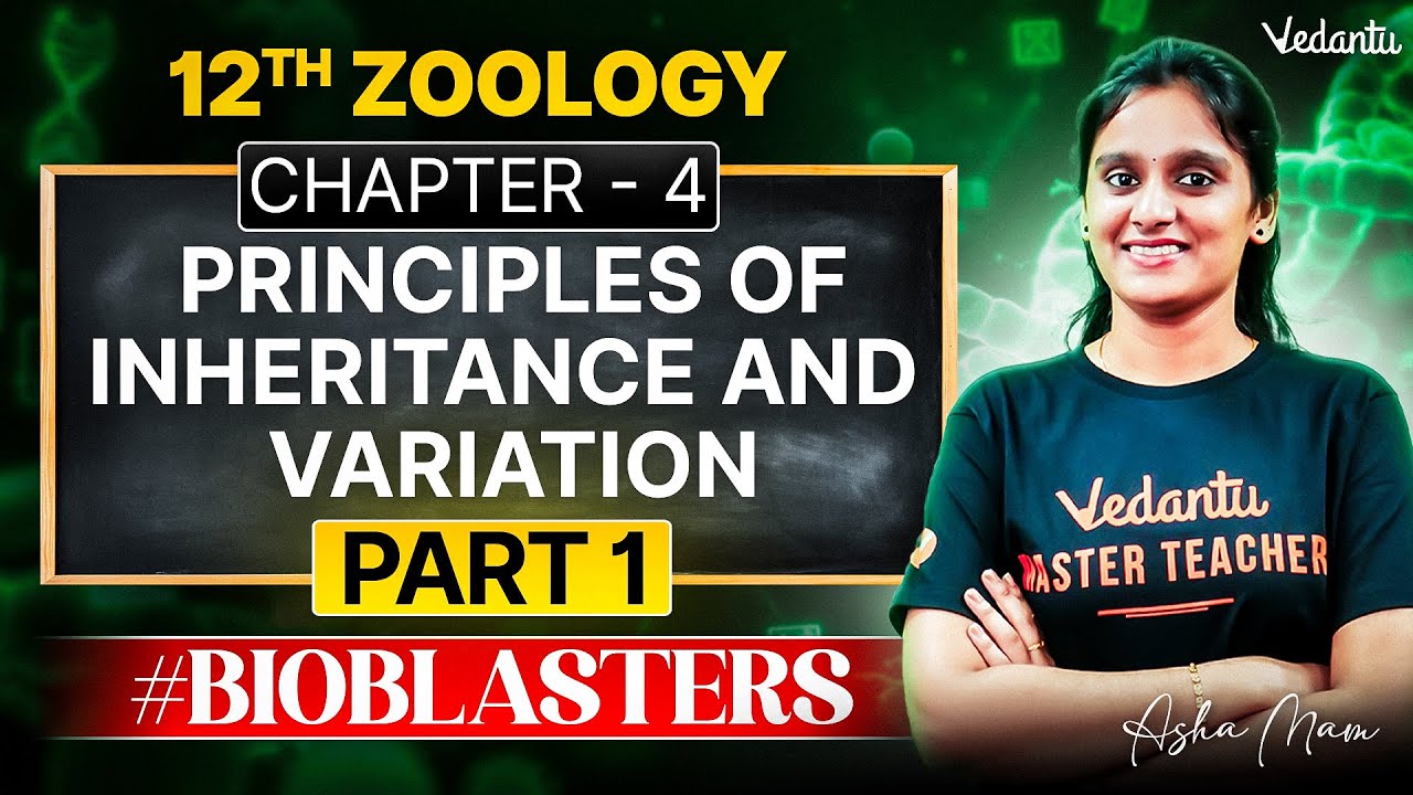 12th Zoology | CH 4 Principles of Inheritance and Variation - Part 1 | State Board | Asha Ma'am