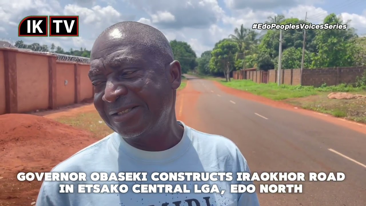 Governor Obaseki Constructs Iraokhor Road In Etsako Central LGA, Edo North