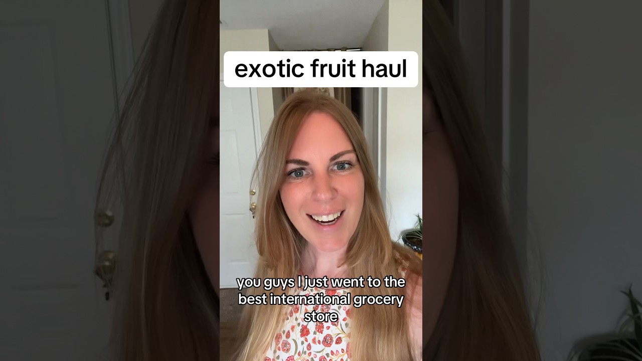 exotic fruit haul! what should i try first? #fruit #fruits #exoticfruit #fruithaul #haul #yogiaddy