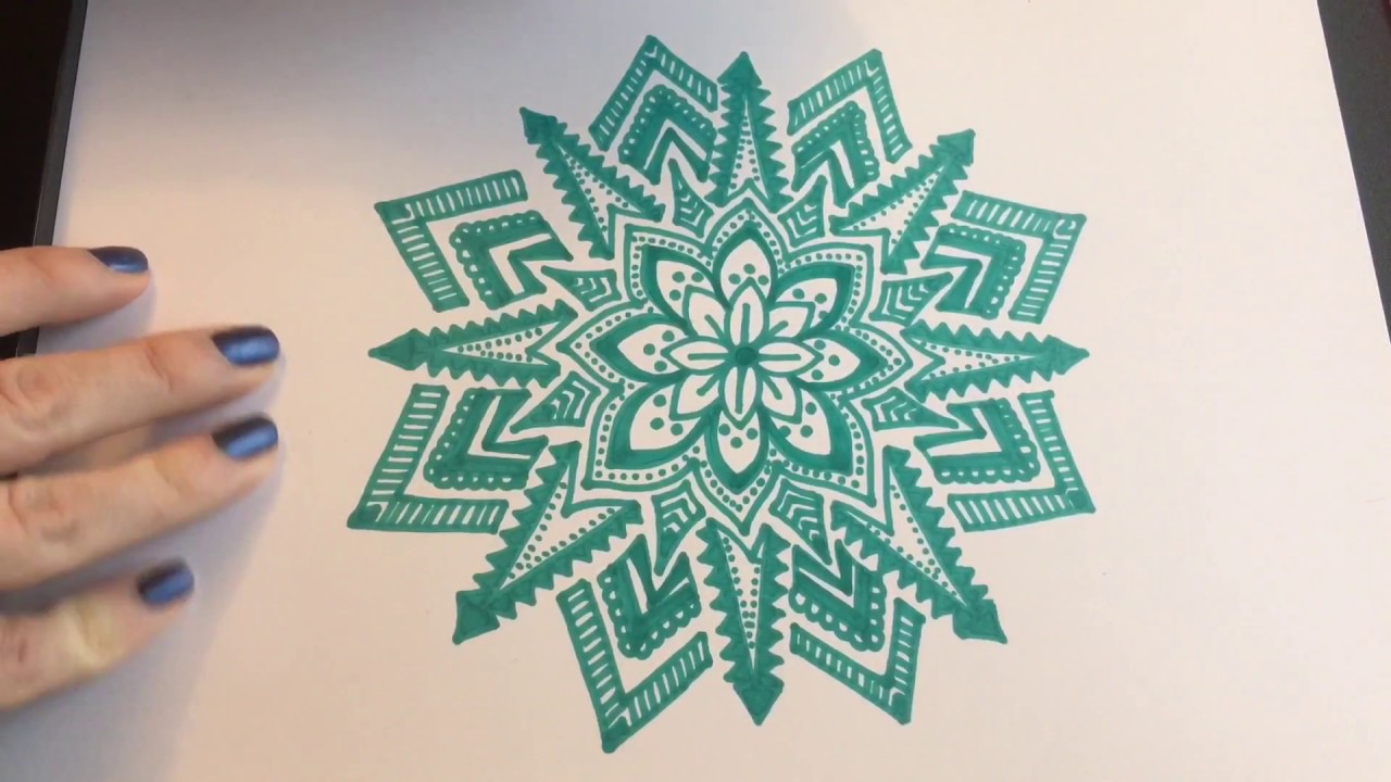 Freehand Mandala Drawing - Nicky Kumar Art