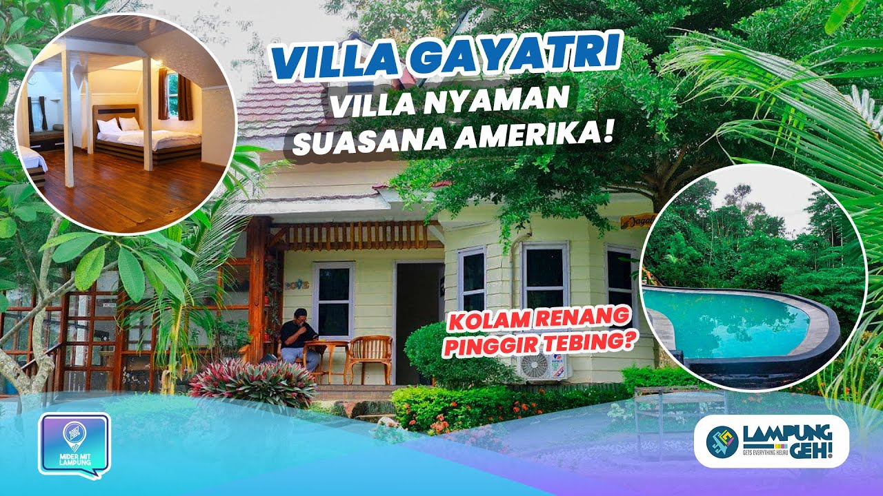 Staycation dengan Keasrian Alam Perbukitan di Vila Gayatri Bandar Lampung | Lampung Geh
