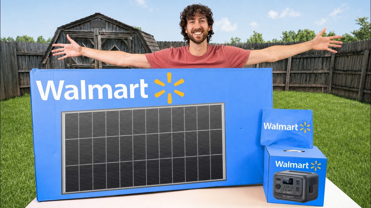 Я купил подозрительно дешевый комплект солнечных батарей из WALMART