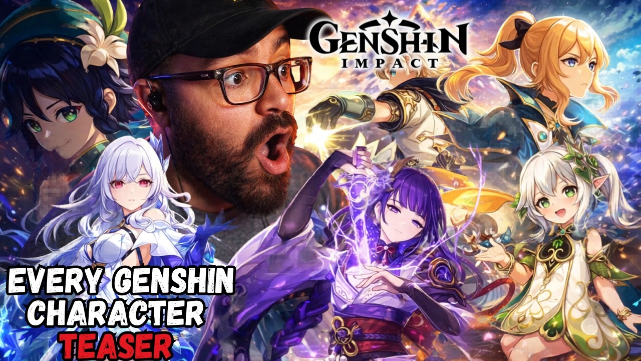 Genshin Unc Finally Reacts to All Character Teasers!!!