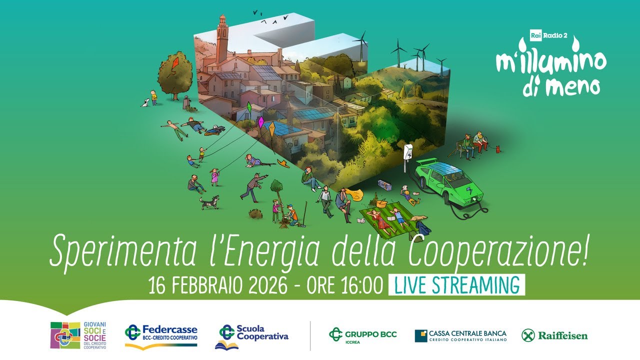 Sperimenta l’Energia della Cooperazione! Le BCC con M’illumino di Meno