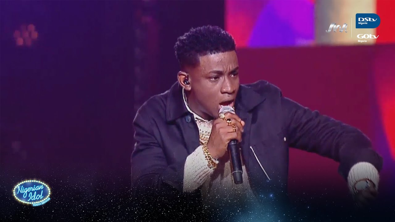 Lawrence performs 'With You' by Davido ft Omah Lay &ndash; Nigerian Idol | S10 | E11 | Africa Magic