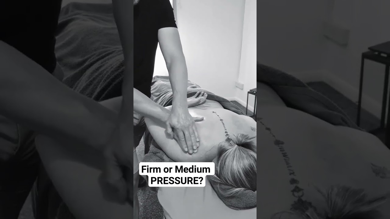 Which is The Best Massage Pressure? Medium or Firm