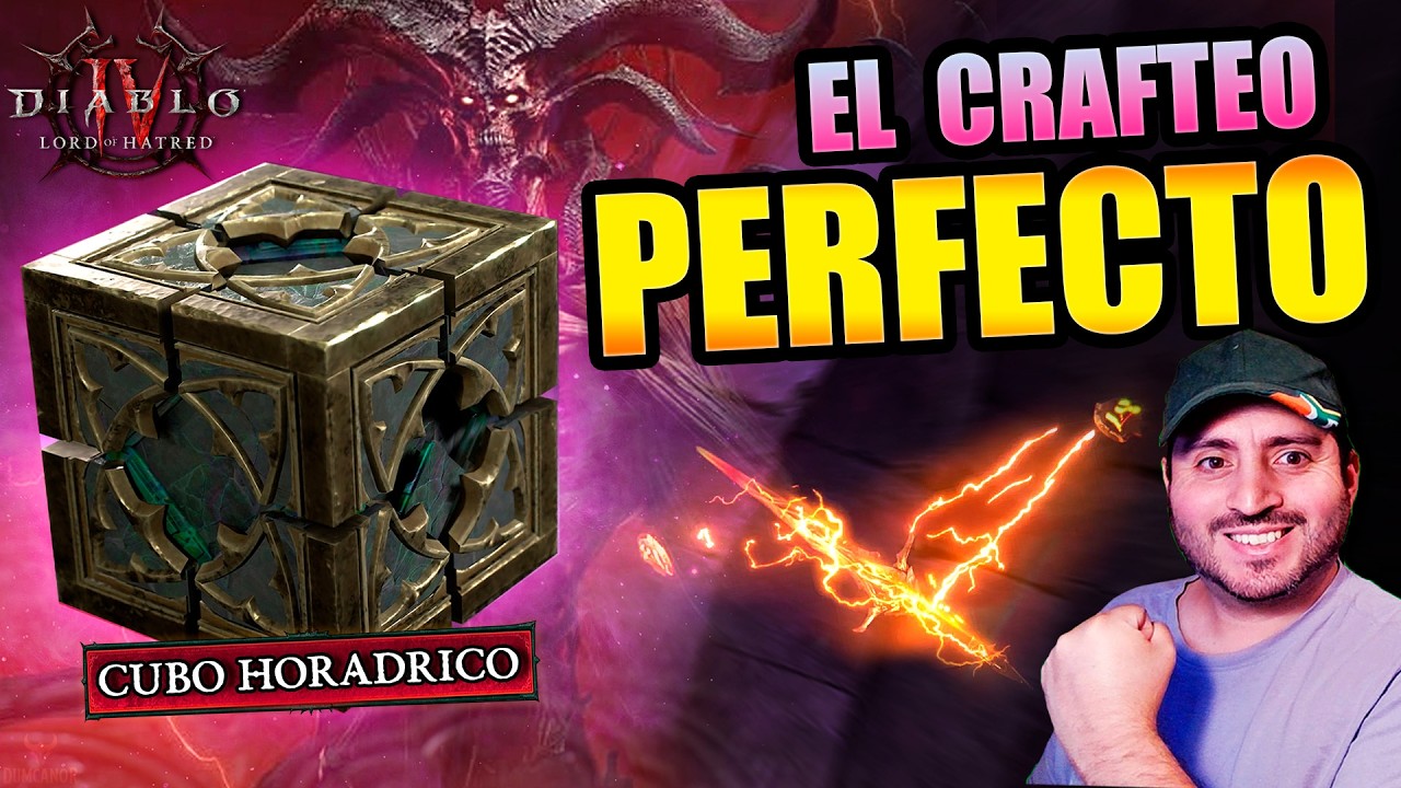 EL CRAFTEO PERFECTO🔥 | CUBO HORÁDRICO Explicado - Diablo 4 Lord of Hatred