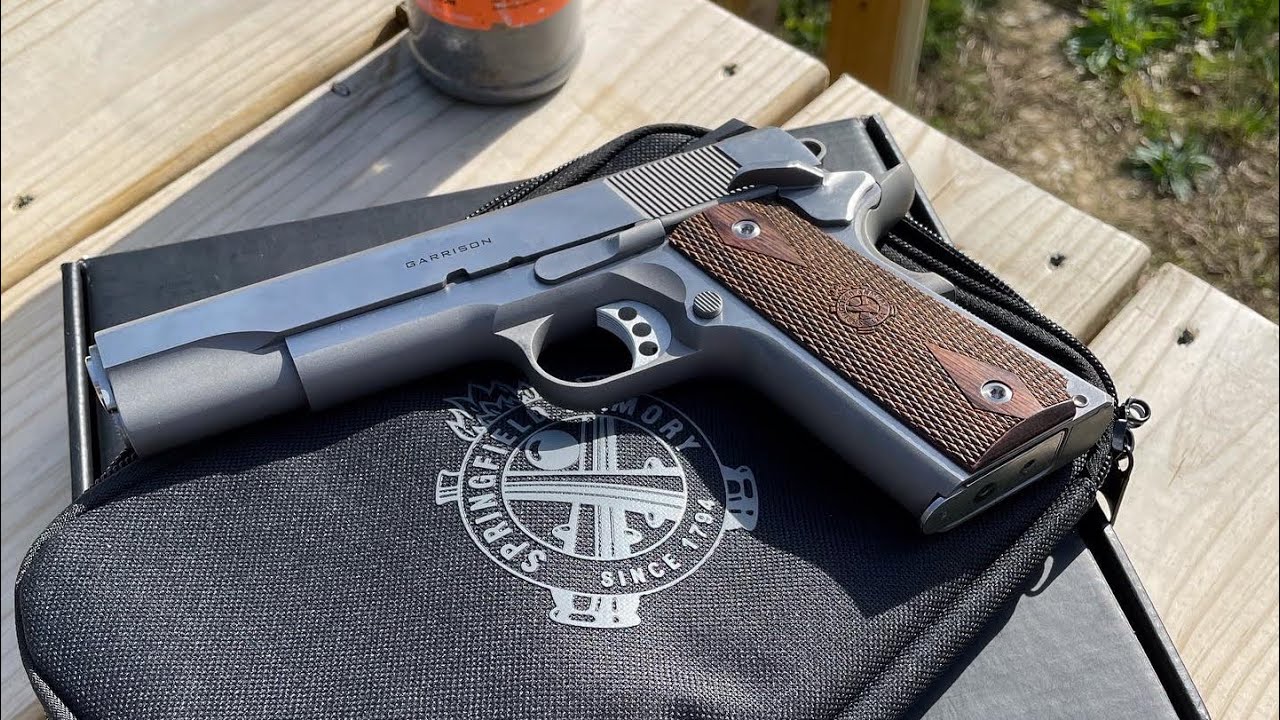 Springfield Armory Garrison 1911 45 ACP Natalie’s First Shots