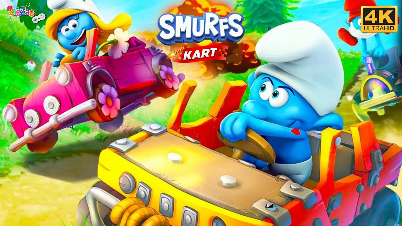 Smurfs Kart | Todas as Copas PS5 | Full Movie Game | Português 4K | ZigZagGamerPT