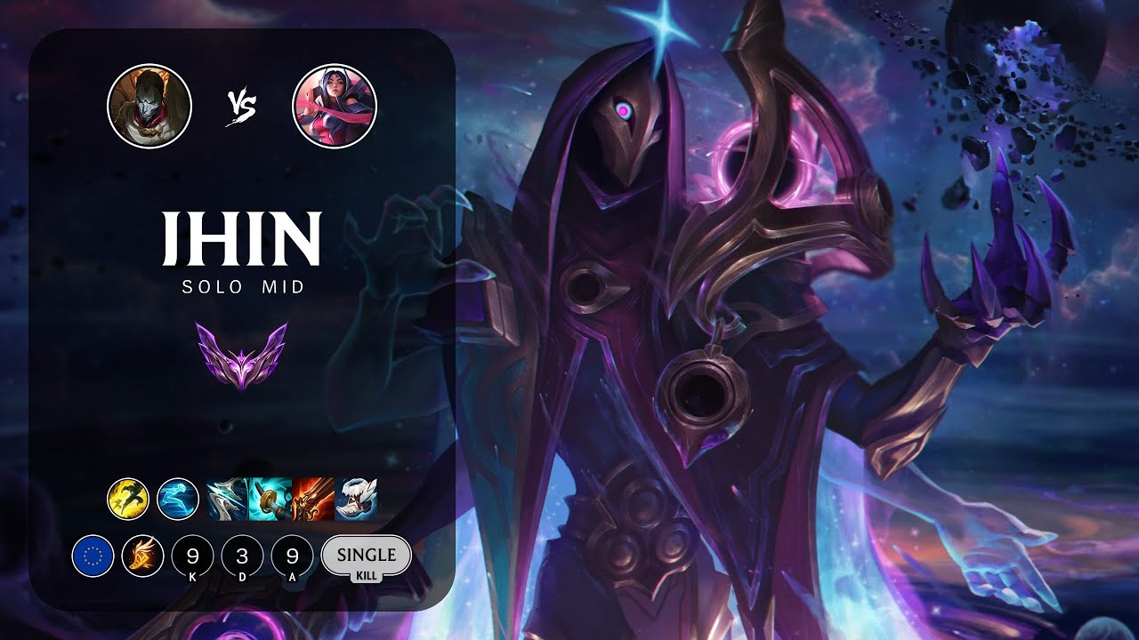 Jhin Mid vs Irelia - EUW Master Patch 12.22