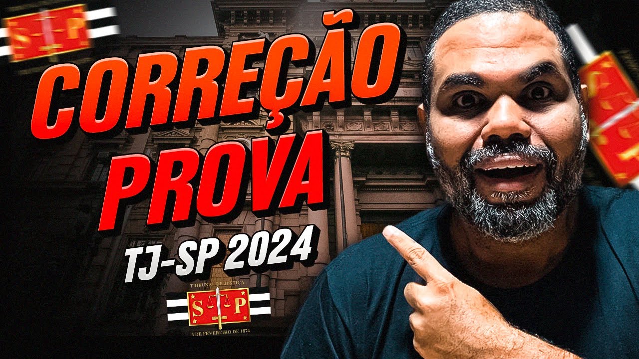 Correção Prova TJ-SP 2024 - Matemática
