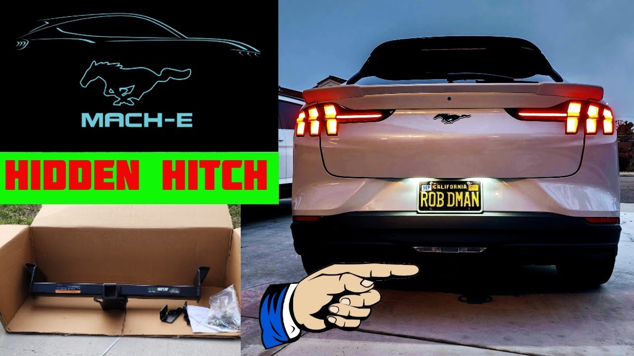 Ford Mustange Mach E Stainless Steel Tow Hitch installation DIY - Torklift / Ecohitch - hidden