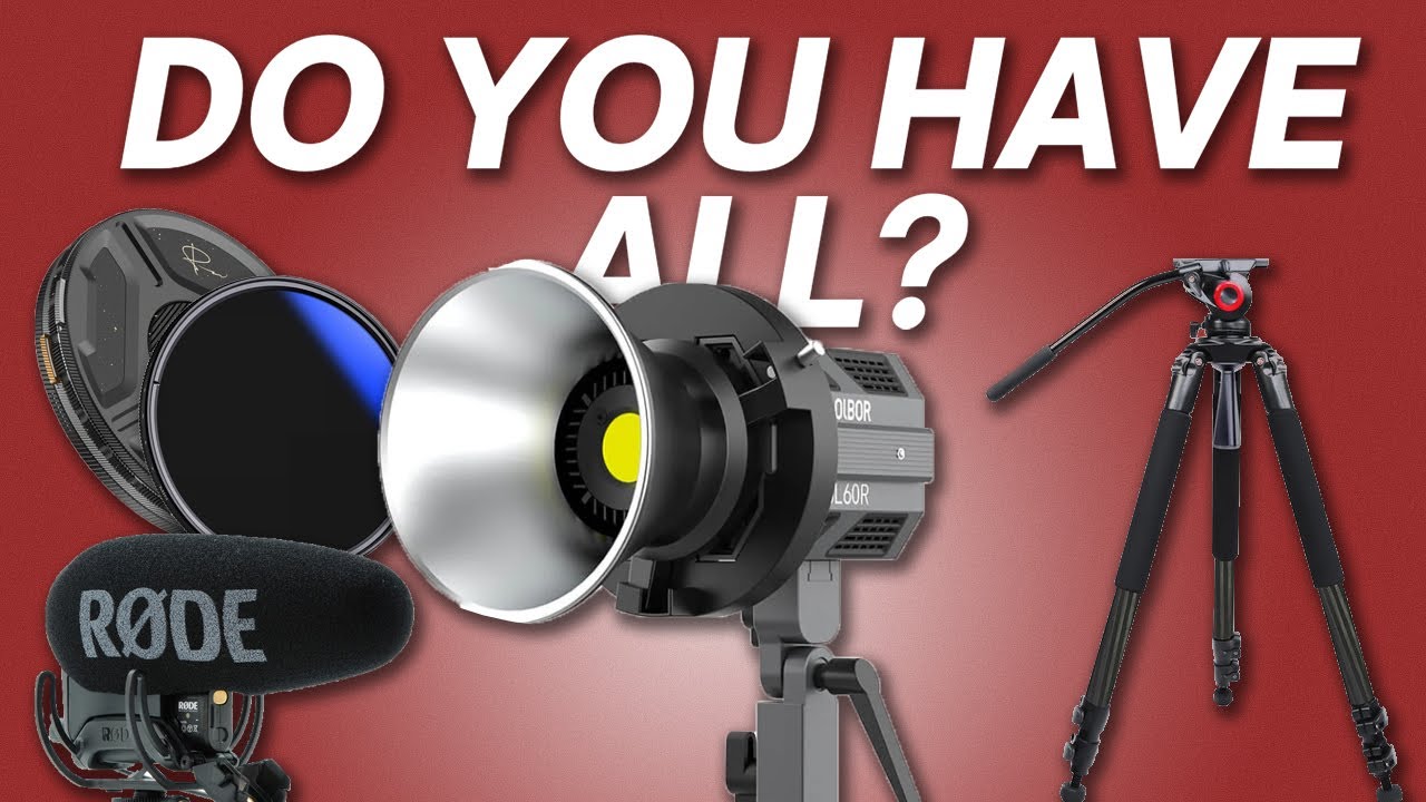 TOP 5 Must-Have Camera Gear for Beginners IN 2024