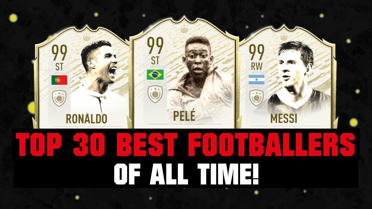 TOP 30 BEST FOOTBALL PLAYERS OF ALL TIME! 🐐🔥 ft. Pelé, Messi, Ronaldo... etc