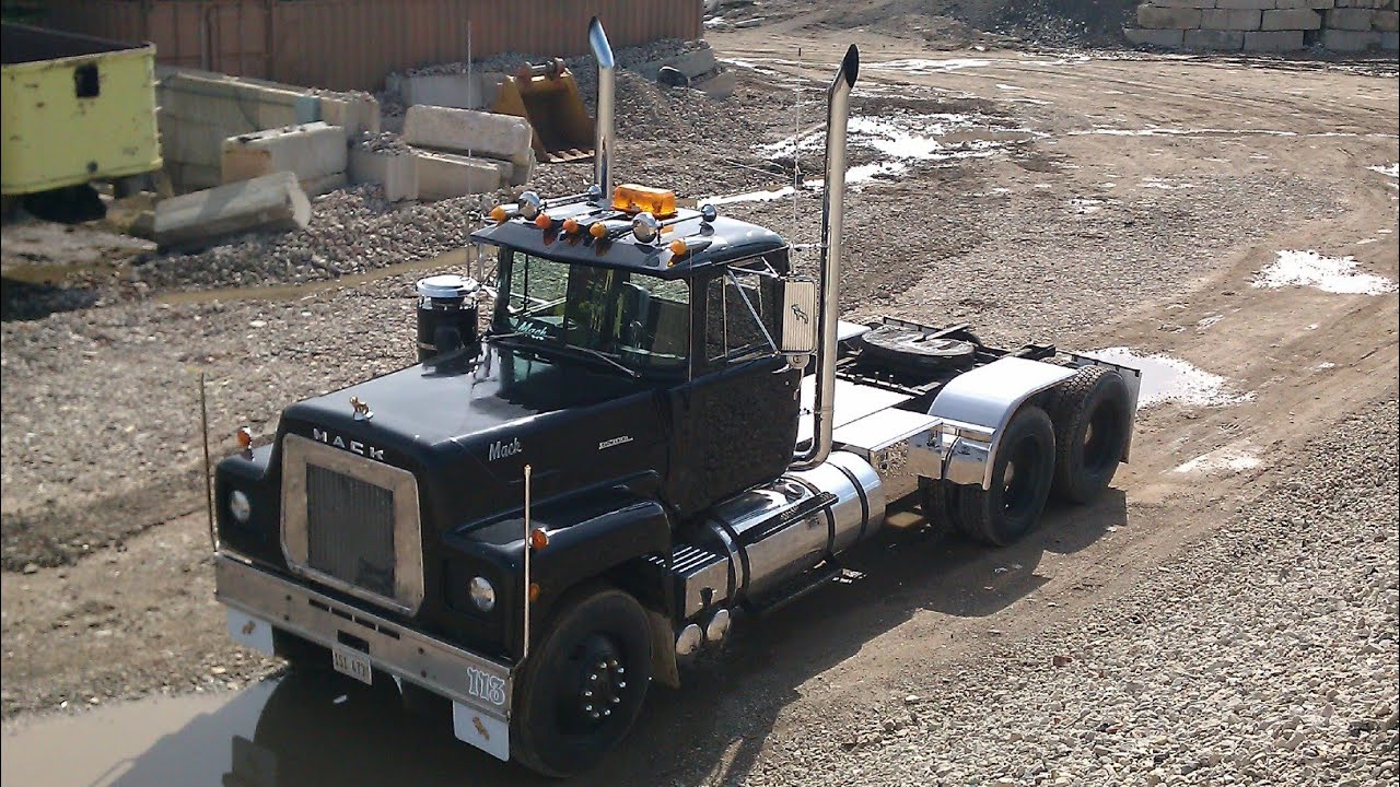 Mack trucking in the RS700L.  listen to that tip turbine part 1 of 3