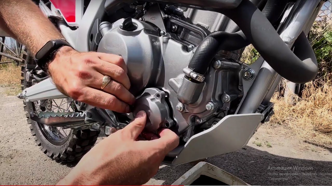 Техническое обслуживание Honda Сrf 300 l / Замена масла на мотоцикле / Oil change