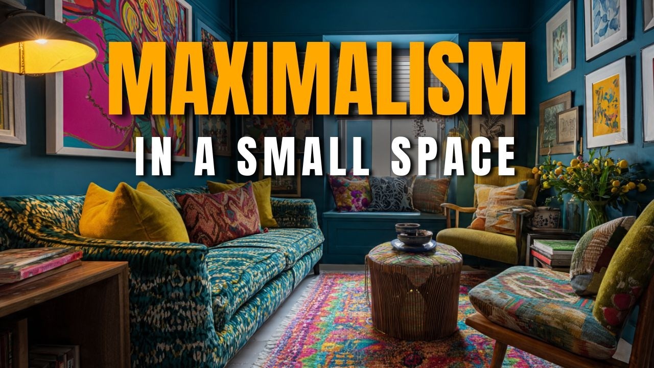 Small Apartment, Big Personality | Maximalist Color Ideas