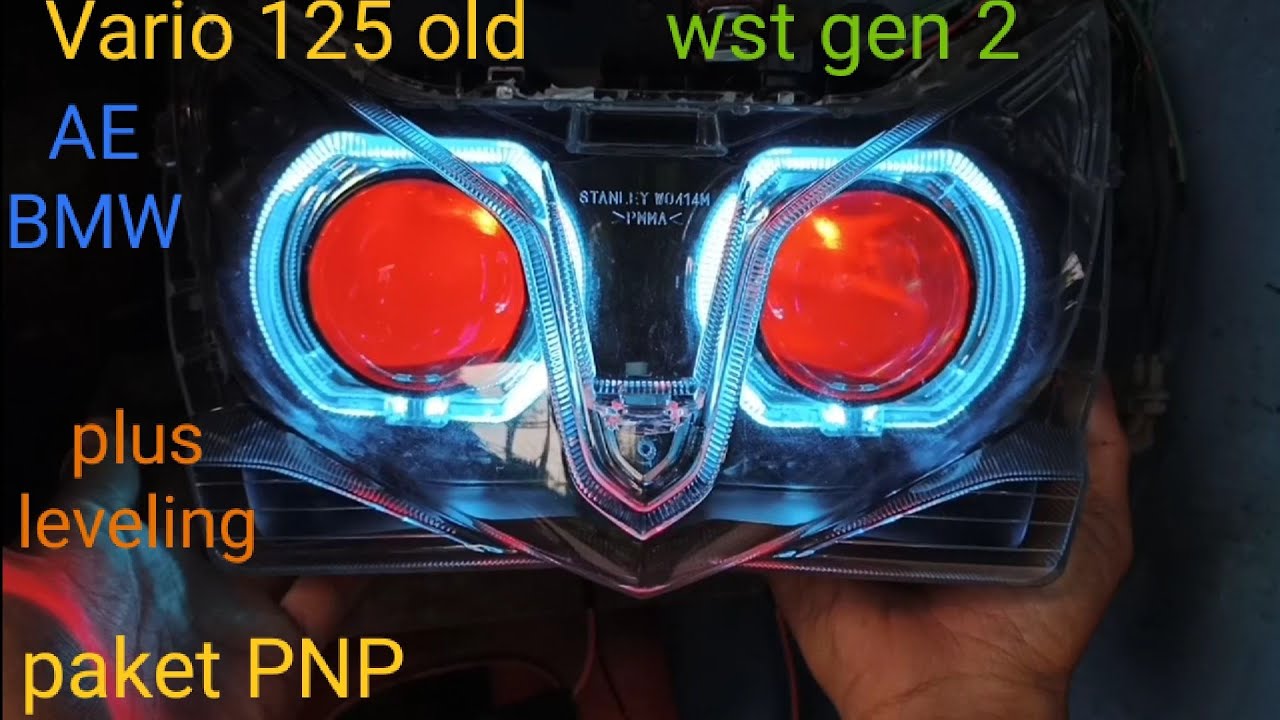 cara pasang biled Wst gen 2 di Vario 125 old plus leveling LEED HID MOTOR