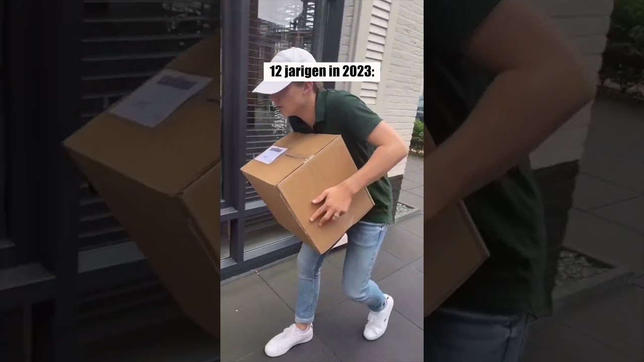 12 jarigen in 2004 en 2023 😆👻Heb jij een knappe bezorger👇🏻 || Esmee Joanna & Quinten Verschure 🏃&zwj;♂️