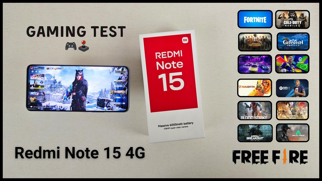 Redmi Note 15 4G Gaming Test / Test de Batería