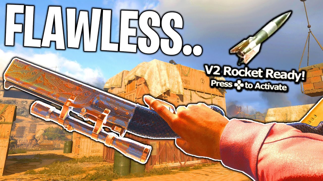HEROIC SDK 9MM DLC SNIPER goes FLAWLESS.. (87 K/D V2 ROCKET) BEST SDK 9MM CLASS in COD WW2!