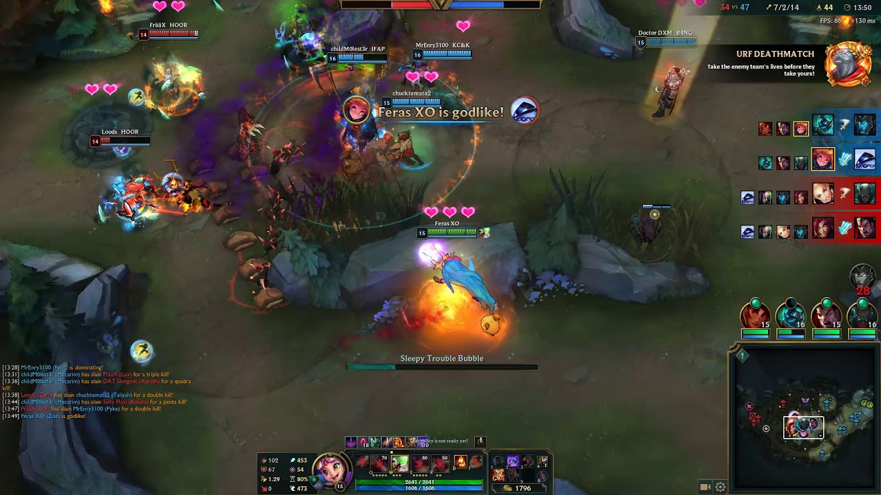 This is how you play zoe on URF