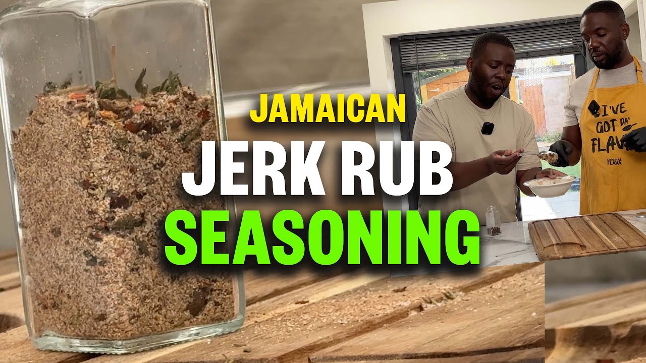 How to make Jamaican JERK SEASONING RUB Recipe | ORIGINAL FLAVA