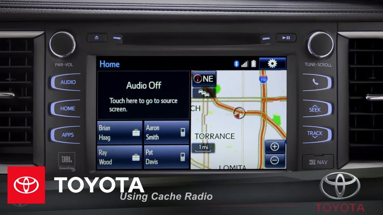 Toyota Entune l Using Cache Radio | Toyota